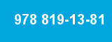 978 819-13-81 978 819-13-81